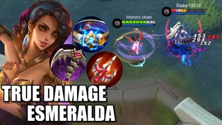 THE TRUE DAMAGE BUILD ESMERALDA
