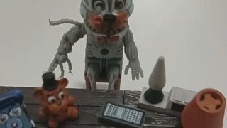 Năm đêm tại Freddy của McFarlane xây dựng các khối Freddy the Bear fnaf