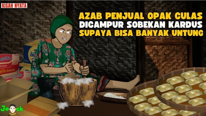 AZAB PENJUAL OPAK SINGKONG DICAMPUR SOBEKAN KARDUS BIAR DAPAT BANYAK UNTUNG