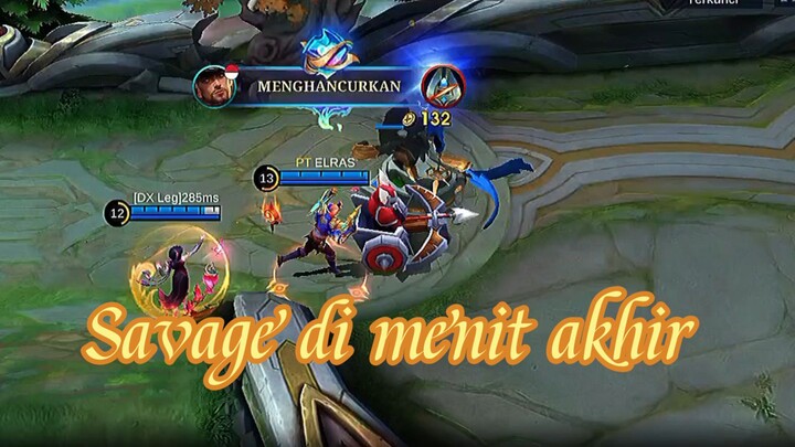 Savage di menit akhir