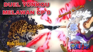 LUFFY VS ROB LUCCI FULL FIGHT - ONE PIECE 1100