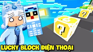 LUCKY BLOCK ĐIỆN THOẠI: MEOWPEO THỬ THÁCH ĐẠI CHIẾN MINI GAME 1 CÂN 3 VÀ CÁI KẾT TRONG MINI WORLD