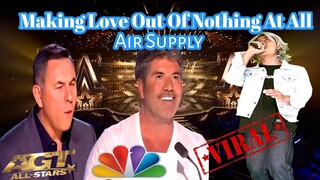 Golden Buzzer _ Jury Shocked _ Amazing Singing Song Making Love Out Of Nothing At All _ Agt