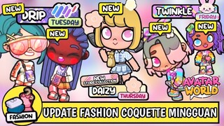 UPDATE FASHION COQUETTE MINGGUAN DI HARI SELASA,KAMIS & JUMAT DI AVATAR WORLD PAZU