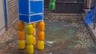 ช่วงเวลาแห่งการระเบิดแก้วขวดชนกันเพื่อปลดแรงดัน