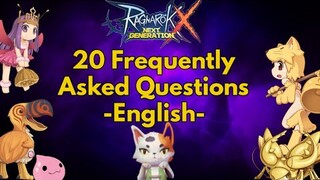 20 Frequently Asked Questions [EN] - Ragnarok X: Next Generation