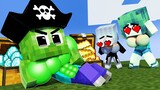 Monster School : BABY ZOMBIE TREASURE HUNT - Sad Story - Minecraft Animation