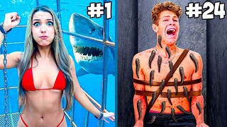 WHO CAN FACE THE MOST FEARS IN 24 HOURS!!
