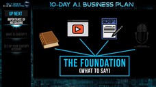 Billys-10-Day-A.I.-Business-Blueprint day 2 , part 2. Text is the Foundation