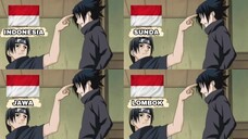Sasuke Minta THR || Parodi 4 Bahasa
