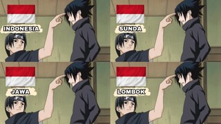 Sasuke Minta THR || Parodi 4 Bahasa