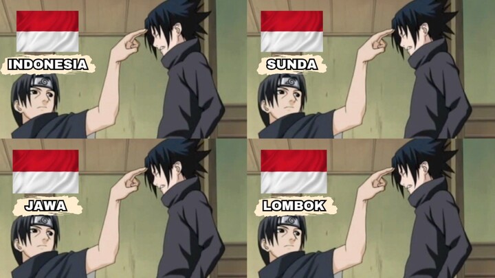 Sasuke Minta THR || Parodi 4 Bahasa
