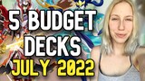 Yu-Gi-Oh! Best Competitive Budget Decks | July 2022 (Post Power Of The Elements)