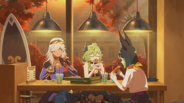 “Genshin Impact” “Genshin Impact × Dodo Pizza” Promotional Animation