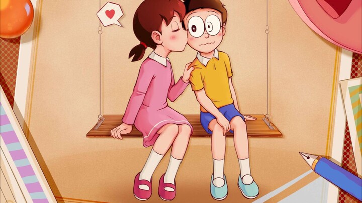 【โดราเอมอน】ประวัติความรักของโนบิตะกับชิซุกะ – ทะเลดอกไม้ สุดฟินตลอดทั้งเรื่อง!