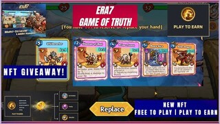 Era 7 : Game of Truth | New Play to Earn , Free to Play | NFT Giveaway ( Tagalog )