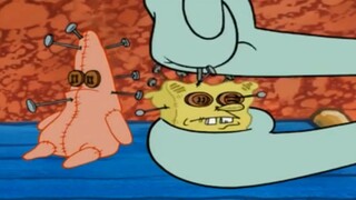 Squidward's Curse, take Spongebob's cursed doll and poke it as hard as you can!