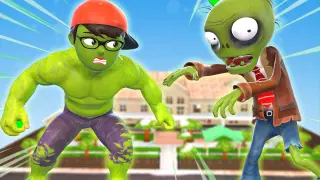 NickHulk vs Zombie - Nick Love Tani -Righteous Hero- Scary Teacher 3D Animation