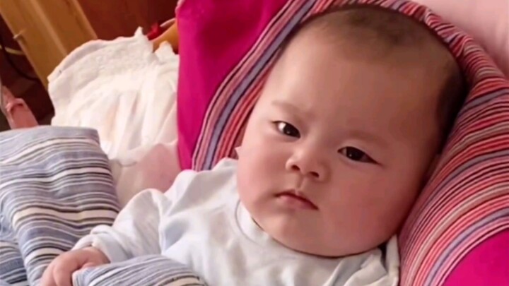 “Baby, look at how furrowed your brow is and how tightly you’re clenching your little fists. Whateve