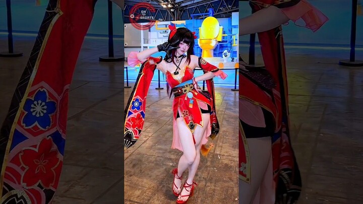 Hanabi Sparkle Cute Dance  Honkai Star Rail Cosplay #shorts