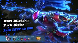 Bantai Rank Pakai Alpha, Musuh Auto AFK! - Mobile Legends