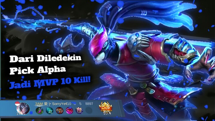 Bantai Rank Pakai Alpha, Musuh Auto AFK! - Mobile Legends