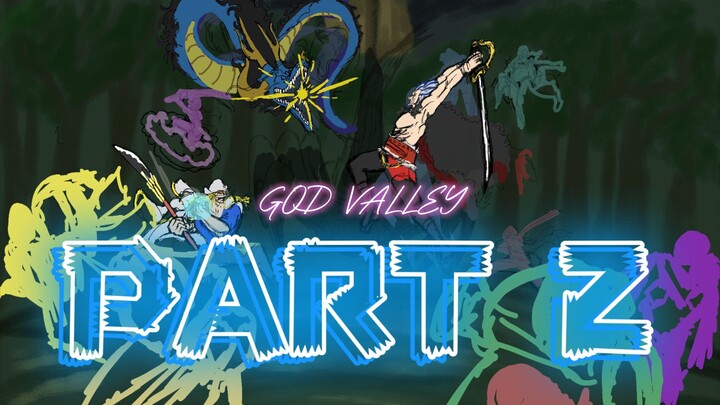 God Valley part 2- One piece timelapse draw