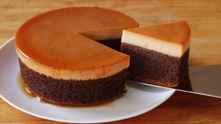 ช็อคโกแลตคัสตาร์ดเค้ก chocolate custard cake l ครัวป้ามารายห์