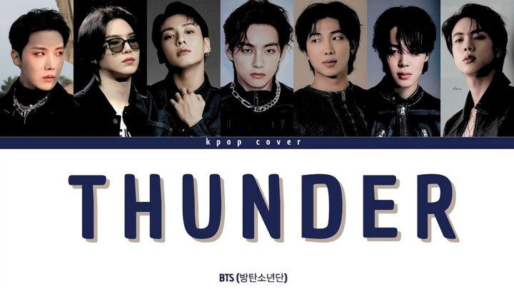 【COVER AI】Bayangkan jika BTS menyanyikan THUNDER-nya Paman…