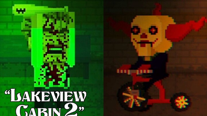 Melarikan diri dari rumah horor gergaji mesin di tepi danau!