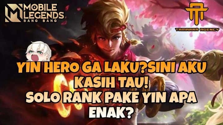 [TA] Solo Rank Menggunakan Hero Yin|Gameplay Mllbb