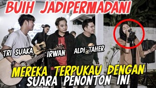 Parah sih ini suara cewek nya !!! Aldi Taher sampai tercengang - Buih Jadi Permadani Live Ngamen