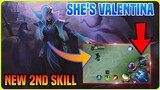 Valentina Latest 2nd Skill Update | She Can't Copy All ULTIMATE Skills | New Hero Valentina | MLBB