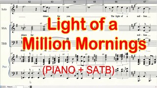 Light of a Million Mornings Piano + SATB
