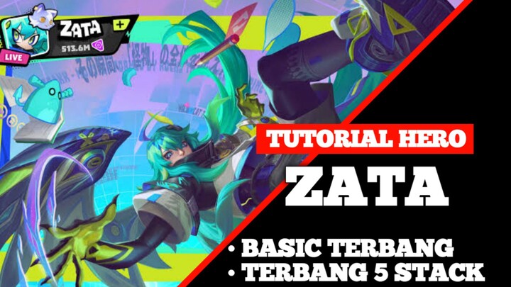 Tutorial cara bermain Hero Zata aov mulai basic terbang sampai 5 stack