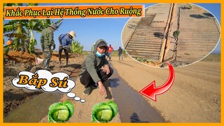 Quanglinhvlogs || Khắc Phục Hệ Thống Thủy Lợi Kênh Mương Cung Cấp Nước Cho Ruộng