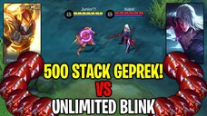 ALDOUS 500 STACK VS ARLOTT UNLIMITED BLINK - MOBILE LEGENDS