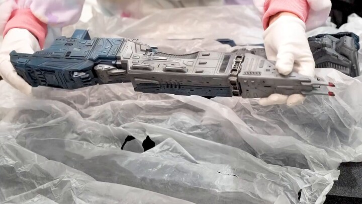 Sistem suara patung 1/1200 SDF-1 dengan lebih dari 200 lampu! Macross
