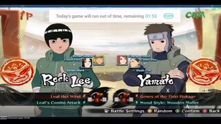 Rock lee vs Yamato 🔥🥶 pertarungan sengit dua rival Naruto storm 4.