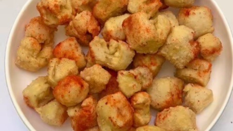 Sesoning Fried Tofu ASMR