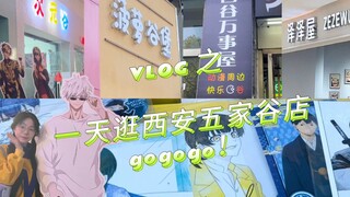 电子榨菜买谷vlog| 咒回op循环| 感觉自己像特种兵，这次之后西安的谷店差不多都逛完啦