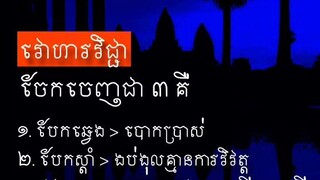 [ វោហារវិជ្ជា = វិជ្ជាសម្រាប់មើលមនុស្សនិយាយស្ដី ]