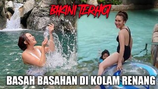 AYU TING TING BASAH BASAHAN DI KOLAM BIKINI TERHOT PAKAI BAJU RENANG