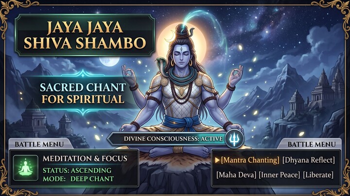 Jaya Jaya Shiva Shambo | Deep Sacred Chant for Spiritual Awakening 🕉️✨