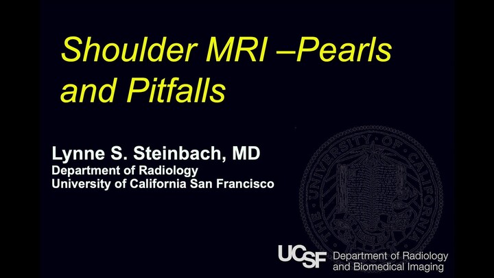 Shoulder MRI - Pearls & Pitfalls