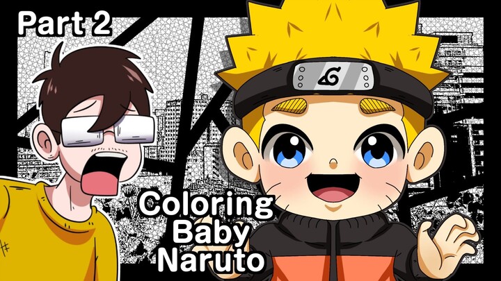 Coloring Baby Naruto – Cute Anime Art Tutorial