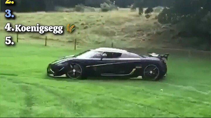 Ranking TOP 5 SUPERCARS Smooth Moments