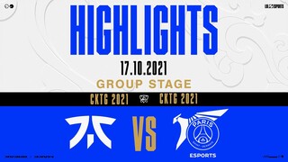 Highlights FNC vs PSG [Vòng Bảng][CKTG 2021][17.10.2021]