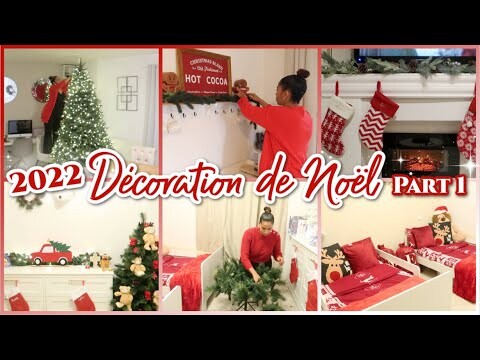 ♥️🌲MA DÉCORATION DE NOËL 2022 //  HOT COCOA BAR / SALON / CUISINE & CHAMBRE ENFANT