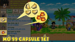 Ngọc Rồng Online - Bảo Kê Khu Và Mở 99 Capsule Tết